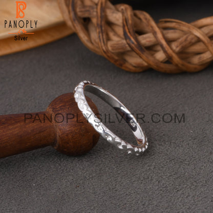 Branch Bnad Spinner 925 Sterling Silver Ring