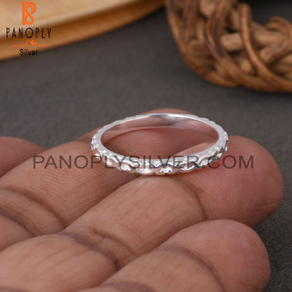 Branch Bnad Spinner 925 Sterling Silver Ring