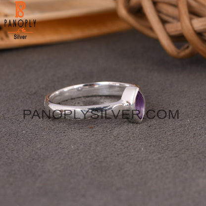 Amethyst Marquise 925 Sterling Silver Ring For Girls
