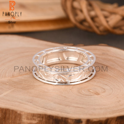 Handmade 925 Sterling Silver Texture Ring