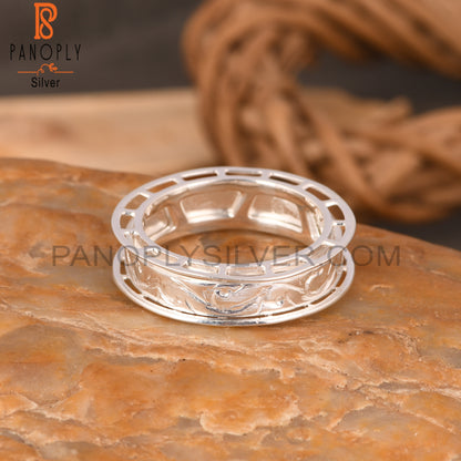 Handmade 925 Sterling Silver Texture Ring