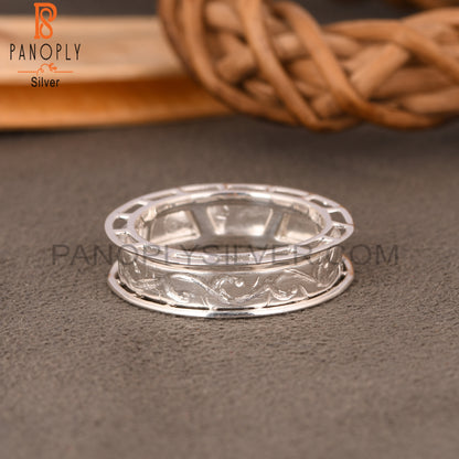 Handmade 925 Sterling Silver Texture Ring
