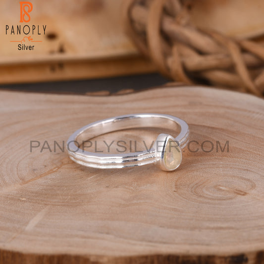 Ethiopian Opal 925 Sterling Silver Beautiful Ring For Girls