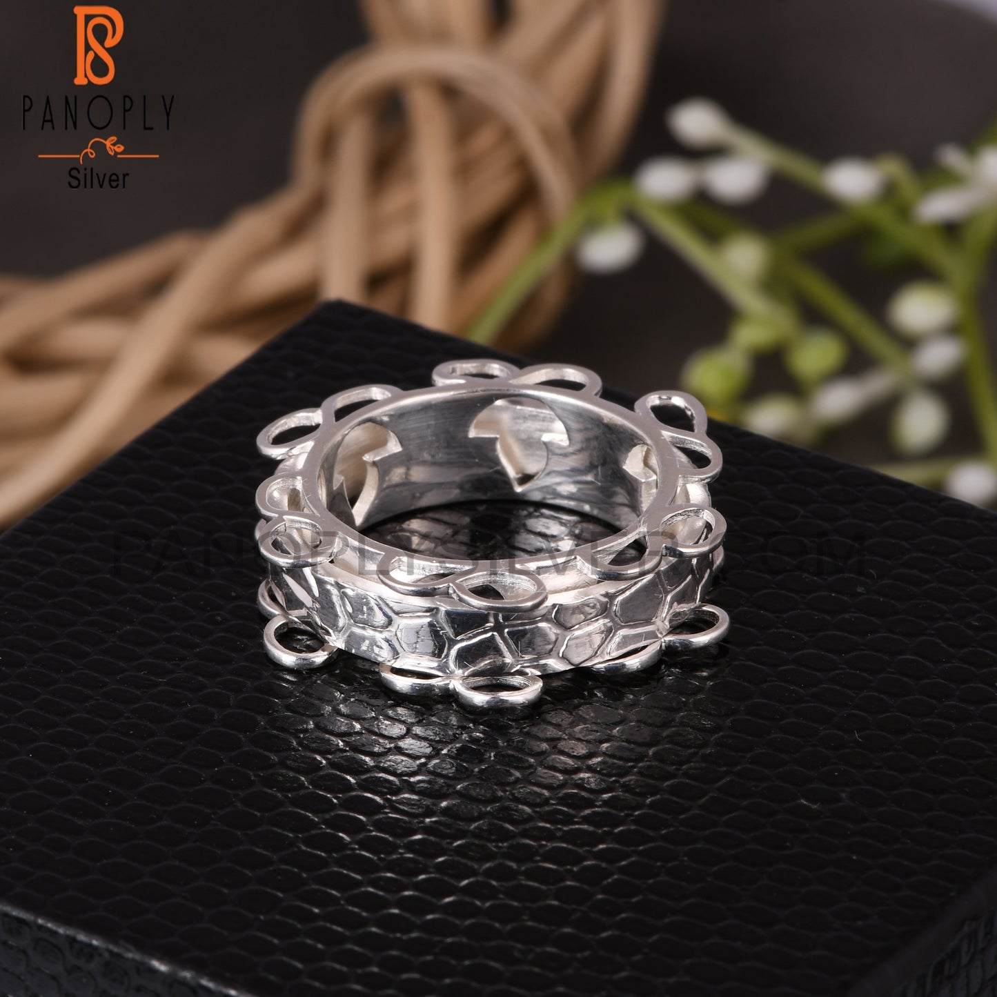 Circular Loop 925 Sterling Silver Ring