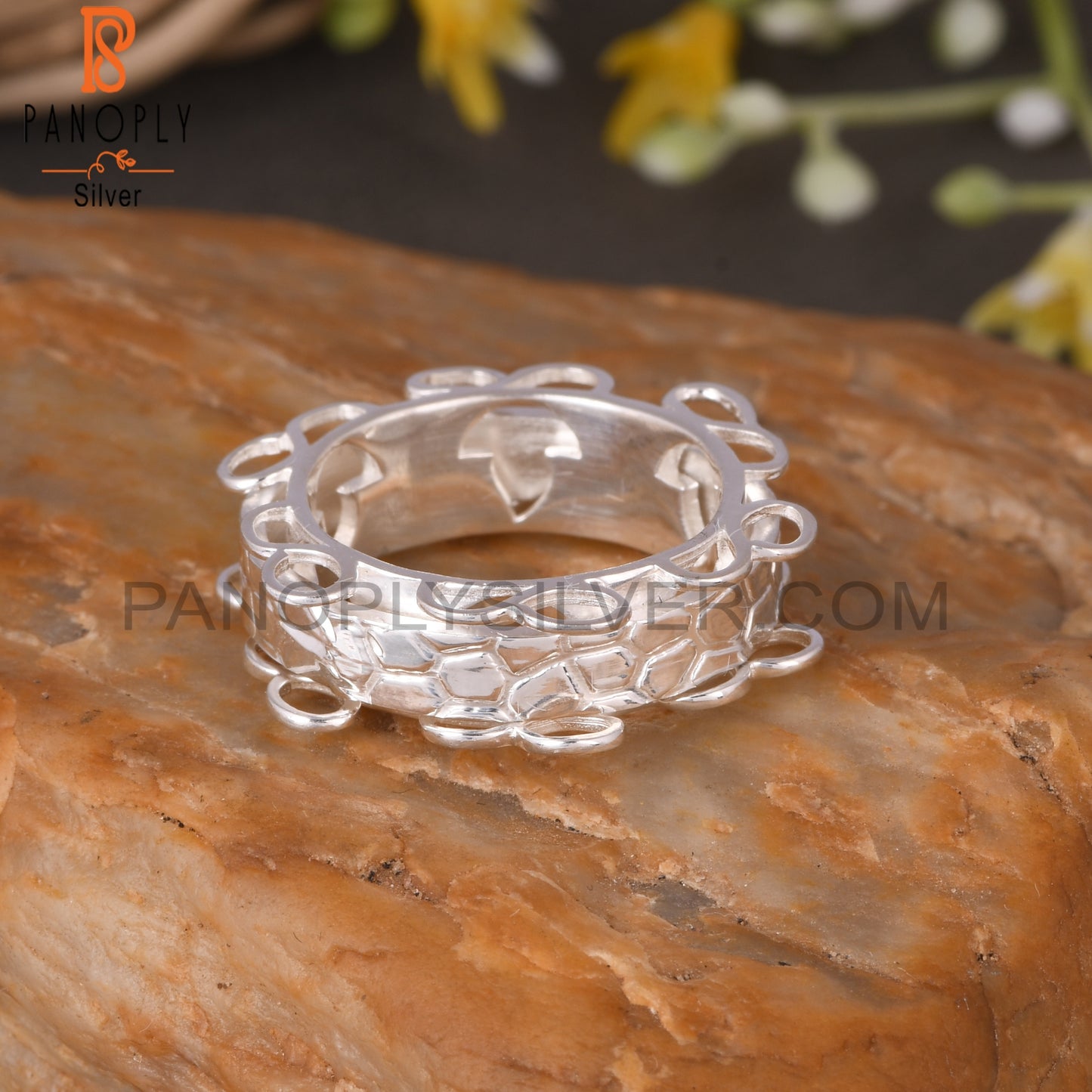 Circular Loop 925 Sterling Silver Ring