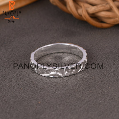 Branch Shape Spinner 925 Sterling Silver Ring
