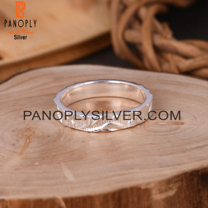 Branch Shape Spinner 925 Sterling Silver Ring