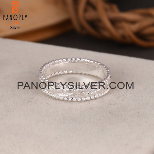 925 Sterling Silver Branch Shape Ring