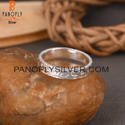 Grass Patten 925 Sterling Silver Ring
