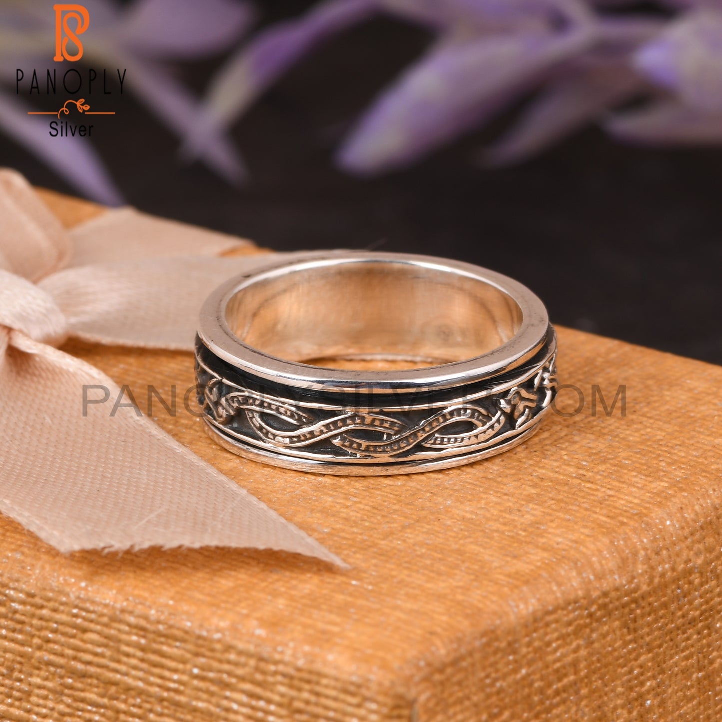 Spinner 925 Sterling Silver Thumb Ring