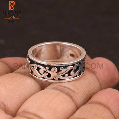 Spinner Filigree 925 Sterling Silver Ring