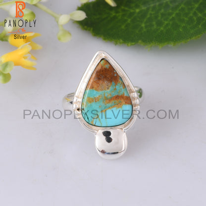 Kingman Turquoise 925 Sterling Silver Ring