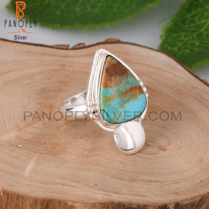 Kingman Turquoise 925 Sterling Silver Ring