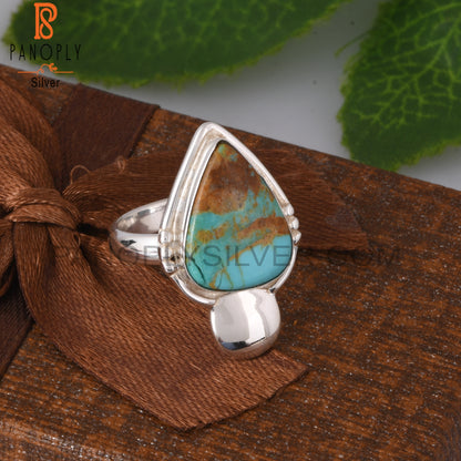 Kingman Turquoise 925 Sterling Silver Ring