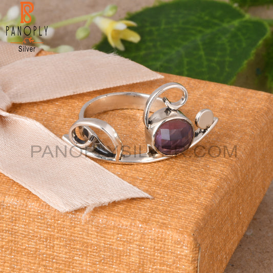 Amethyst 925 Sterling Silver Ring