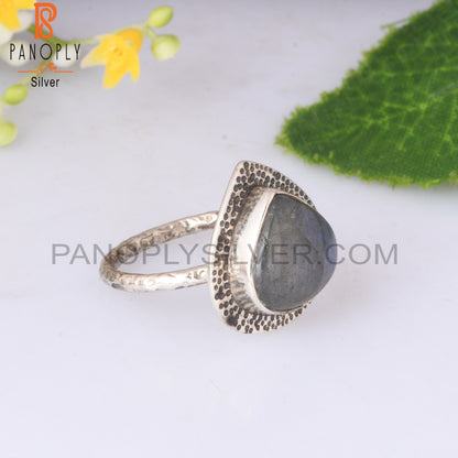 Labradorite 925 Sterling Silver Ring