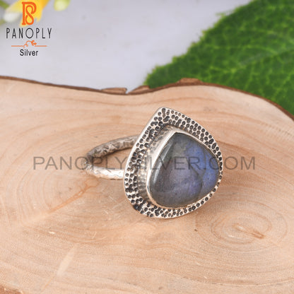 Labradorite 925 Sterling Silver Ring