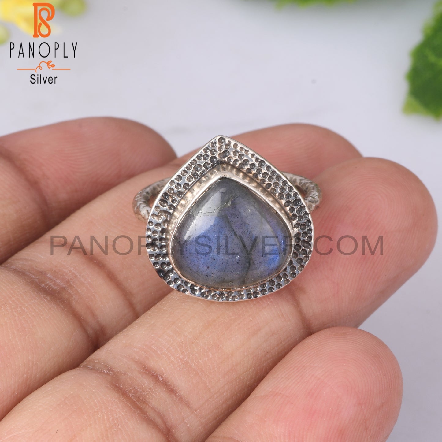 Labradorite 925 Sterling Silver Ring