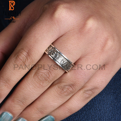 Om Shiv Designer 925 Sterling Silver Ring