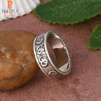 Om Shiv Designer 925 Sterling Silver Ring
